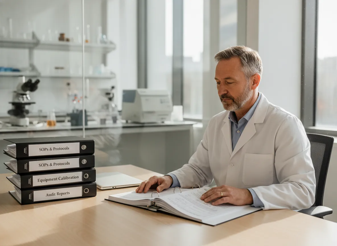 Revisione della documentazione di accreditamento di un laboratorio di analisi
